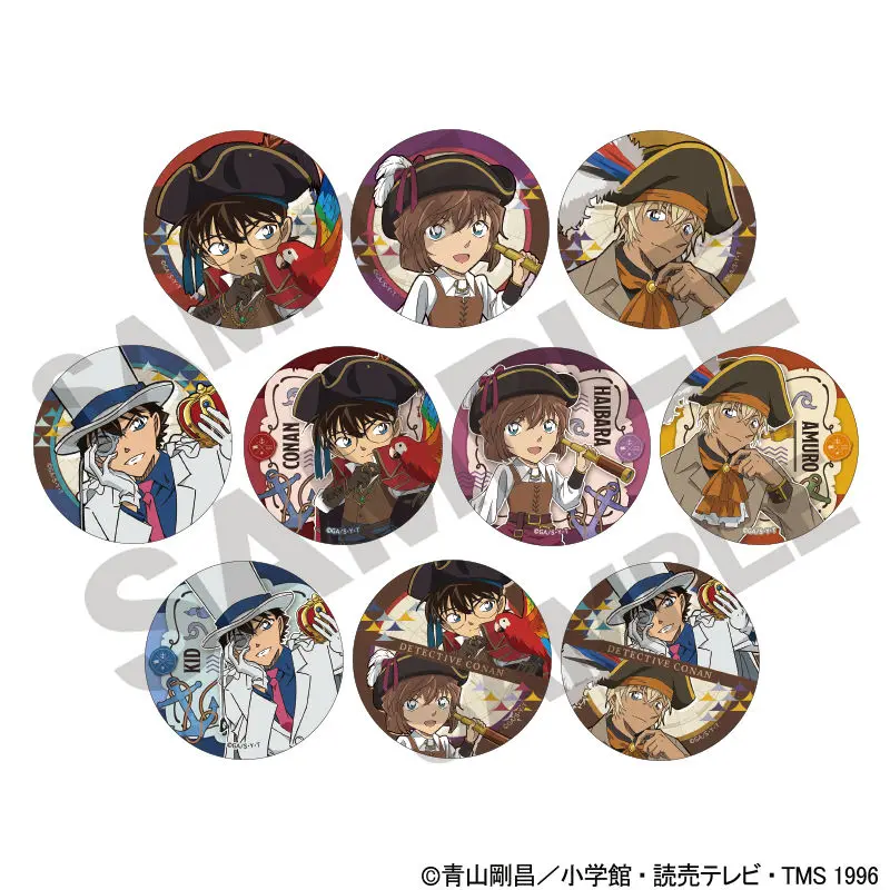

Japan Crux Goods Detective Conan Metal Badges Bar Sailor Ver. Peripheral