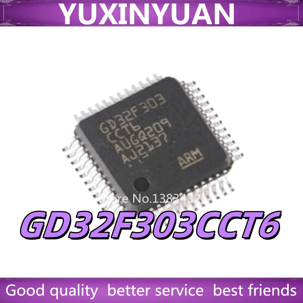 (1PCS)New GD32F303CCT6 GD32F303CGT6 GD32F303CET6 GD32F303RCT6 GD32F303RGT6 GD32F303RET6 GD32F303VCT6 GD32F303VGT6 GD32F303VET6
