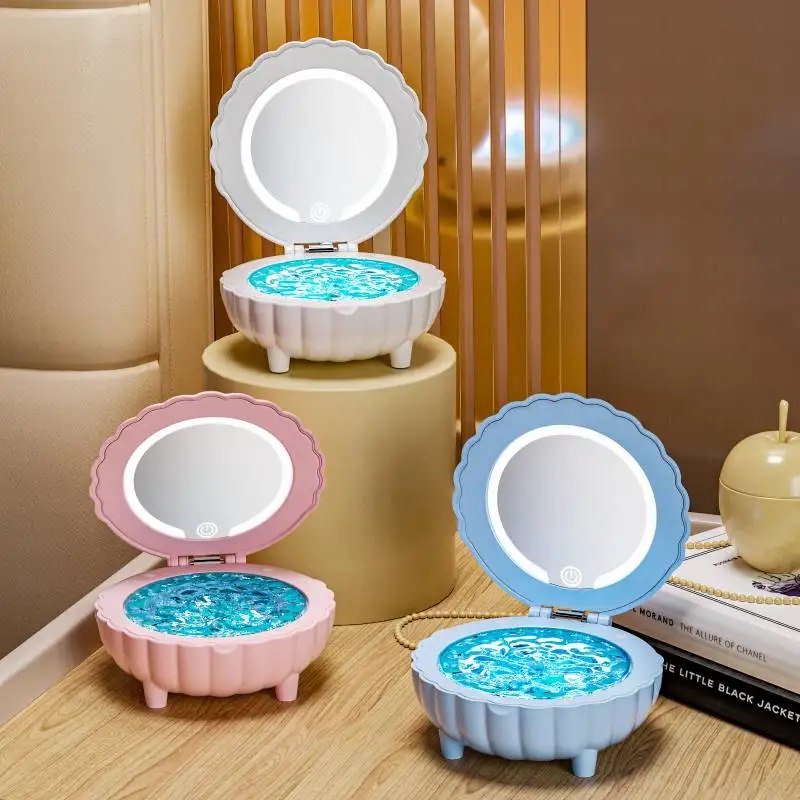 

Беспроводная перезаряжаемая колонка-ночник с белым шумом и проектором, настольная музыкальная шкатулка для дома, подарок для девочки