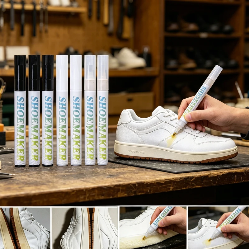 1/5/10Pcs Shoes Stains Removal Sneakers Anti-Oxidation Pen Repair Complementary Color White Go Yellow Shoe Whitening Cleaning