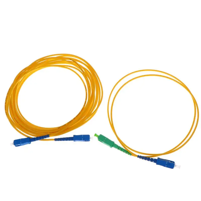 APC UPC UPC UPC Optical Fiber Patch Cord Cable Simplex FTTH SM Single-mode 1/2/3/5M Fiber Optic Jumper