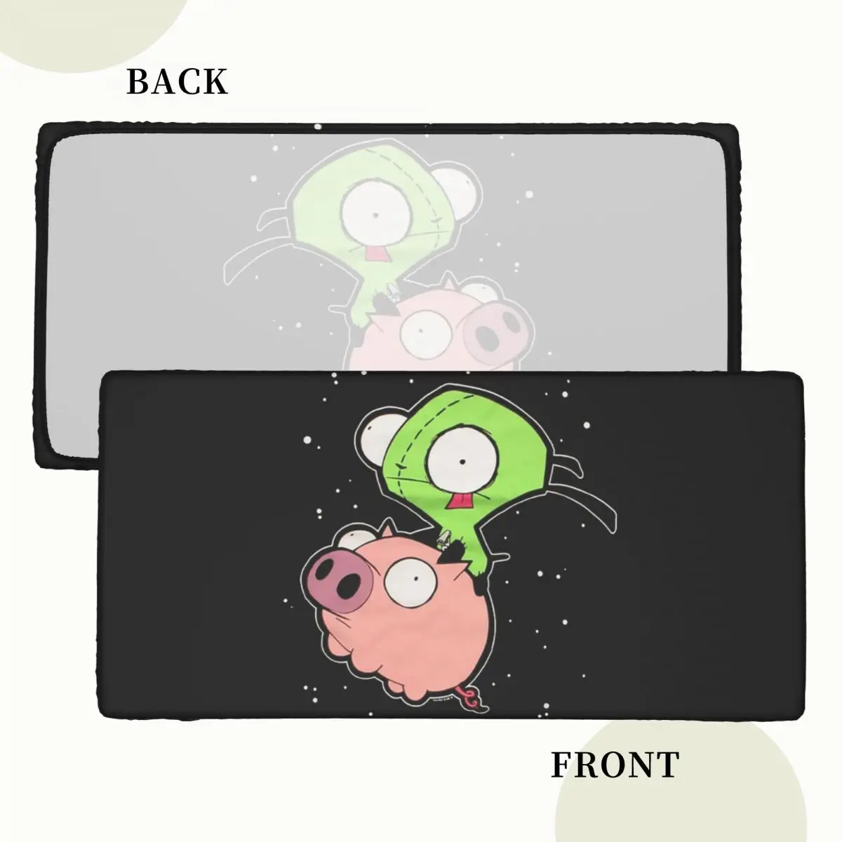 Invader Zim Art Custom Rectangular Tablecloth Oilproof Table Cover for Festival Party Decorations Table Cloth