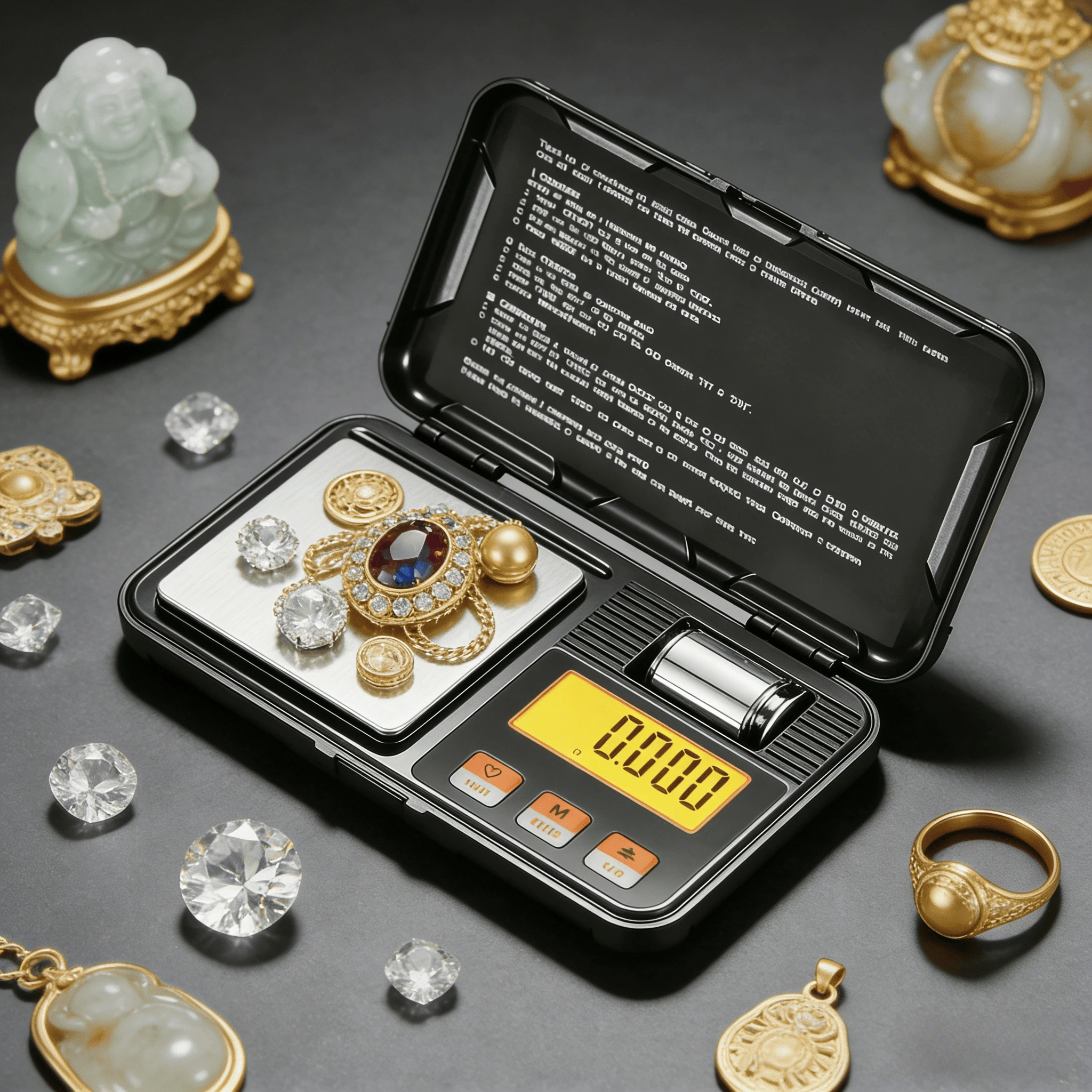 Mini Portable Pocket Scale 0.001g 0.01g Precision Digital Electronic Weighing Scale Mg Carat Balance for Jewelry Gold Diamond