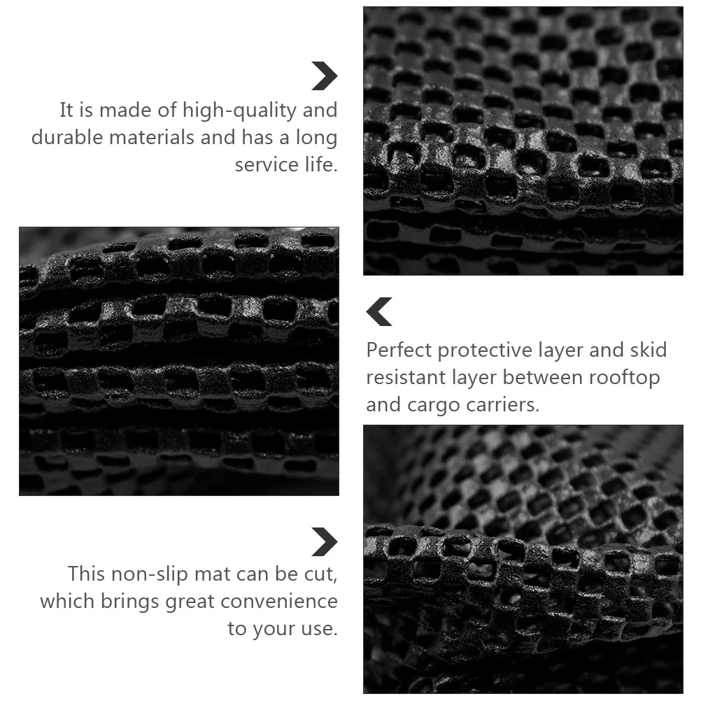 

1Pcs Anti-Slip Mat Car Roof Durable Protective Pad Non-Slip Cargo Mat Roof Car Accessories Strong Grip Rooftop Pad