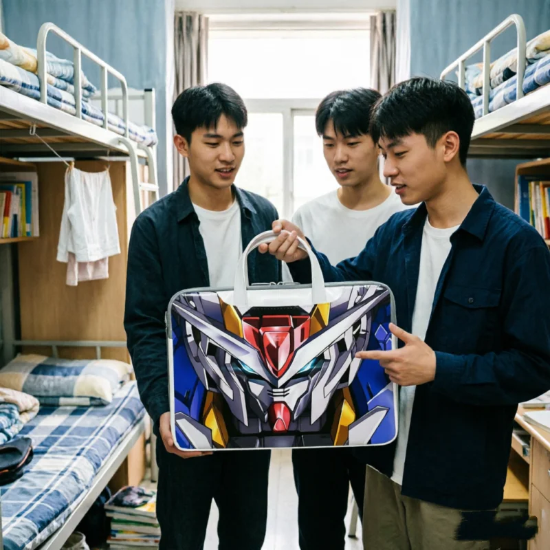 

New Anime Peripheral Gundam Laptop Bag 12 13 13.3 14 15 16 Inches Waterproof Suitable for Huawei Apple Game Notebook Boys Gift