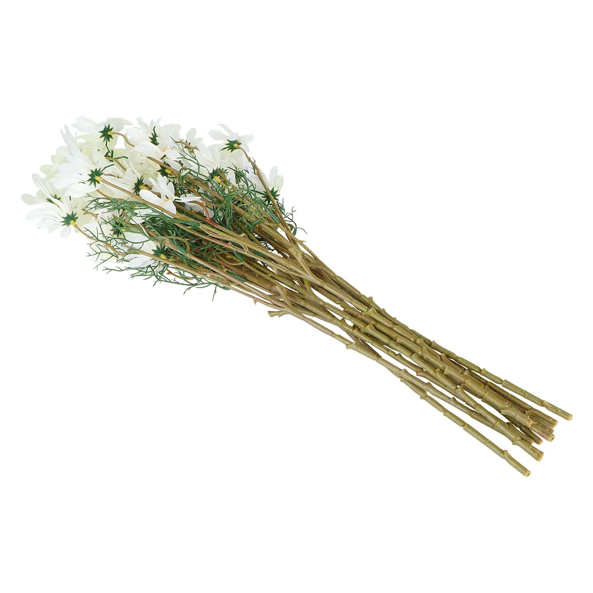 

12pcs Artificial Daisy Flowers Lifelike Simulation Soft Petals Bright Decor Table Setting Wedding Bouquet Office Shop