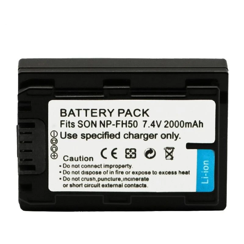 NP-FH50 HX100 HX200 A230 A330 A290 A390 HX1 Camera Lithium Battery Pack