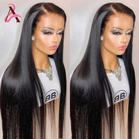 Brazilian Super Double Drawn Bone Straight Hd Lace Wig 13x6 Human Hair Cheap Quality Wig Vietnamese Human Hair 100% On Promotion