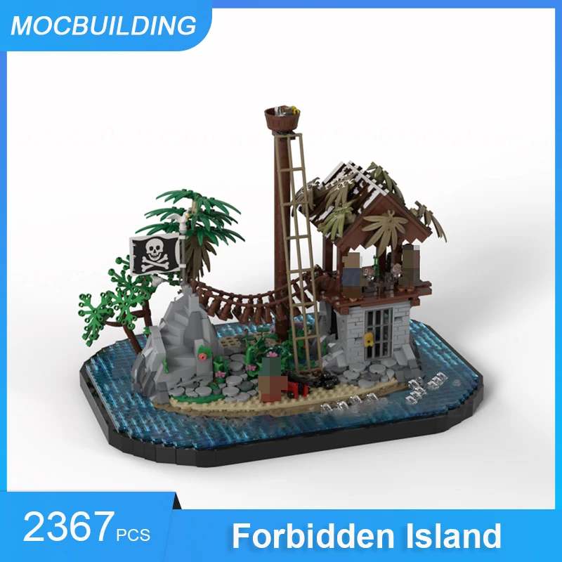 MOC Building Blocks Forbidden Island Remastered Model DIY Assemble Bricks Educational Creative Architecture Toys Gifts 2367PCS