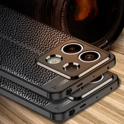 For Redmi Note 13 Pro 5G Case Redmi Note 13 Pro Cover Shockproof TPU Soft Leather Phone Funda Bumper For Redmi Note 13 Pro