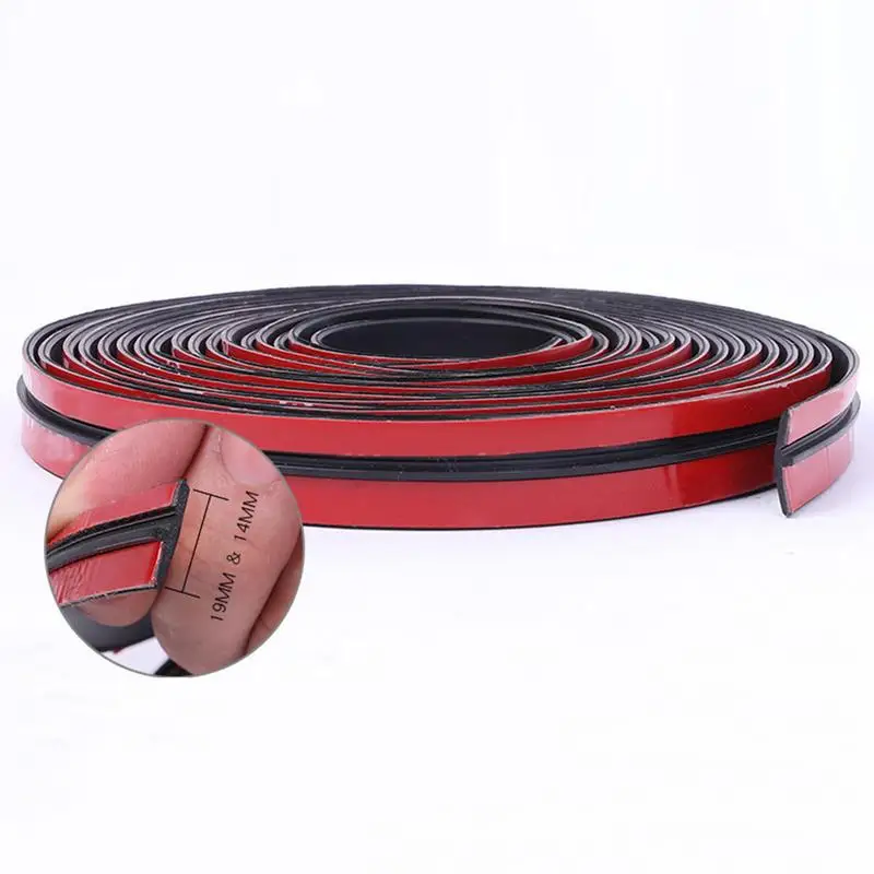 T-shaped Car Seal Strips Auto Protection Dust Proof Front Rear Windshield Sealing Noise Insulation Styling Stickers Protector
