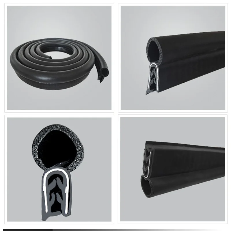 13ft รถซีลฉนวนกันความร้อนยางสำหรับรถเรือรถบรรทุกฝุ่น Anti Mechanical Seal Trunk เครื่องยนต์ซีลแยก