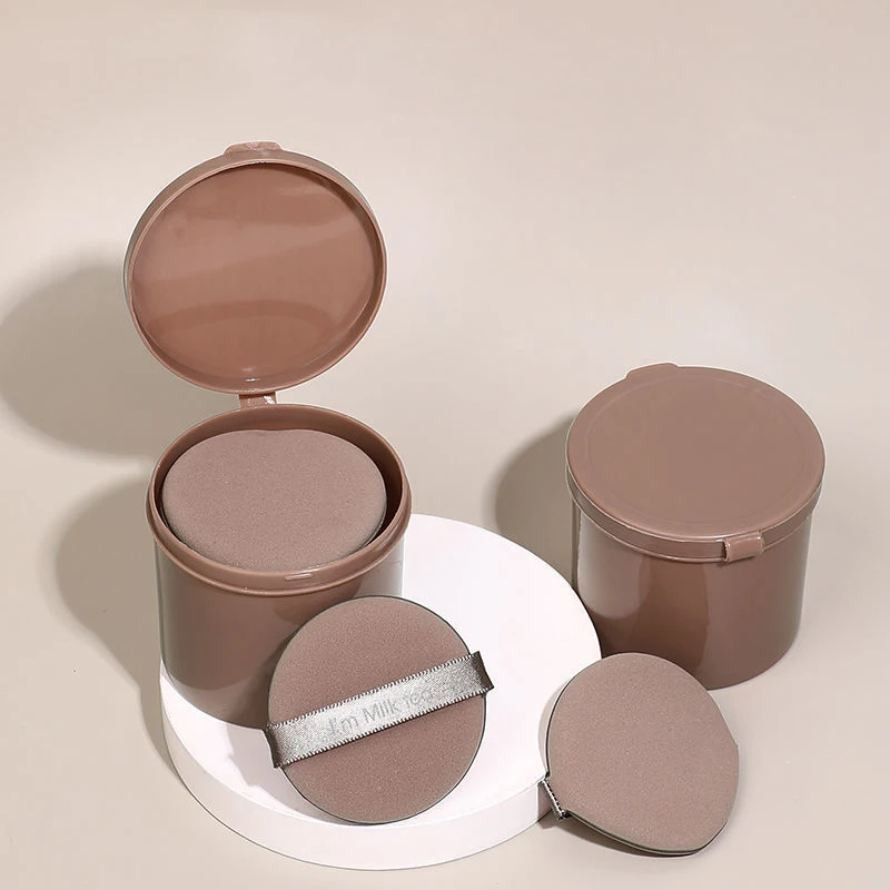 Karsyngirl 7 pezzi/scatola set di soffio cosmetico alla fragola doppio lato donna morbida spugna per trucco strumenti in polvere