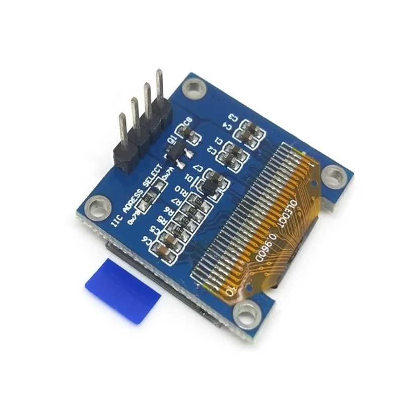 1pcs 0.96-inch blue I2C IIC communication display OLED liquid crystal screen module OLED module