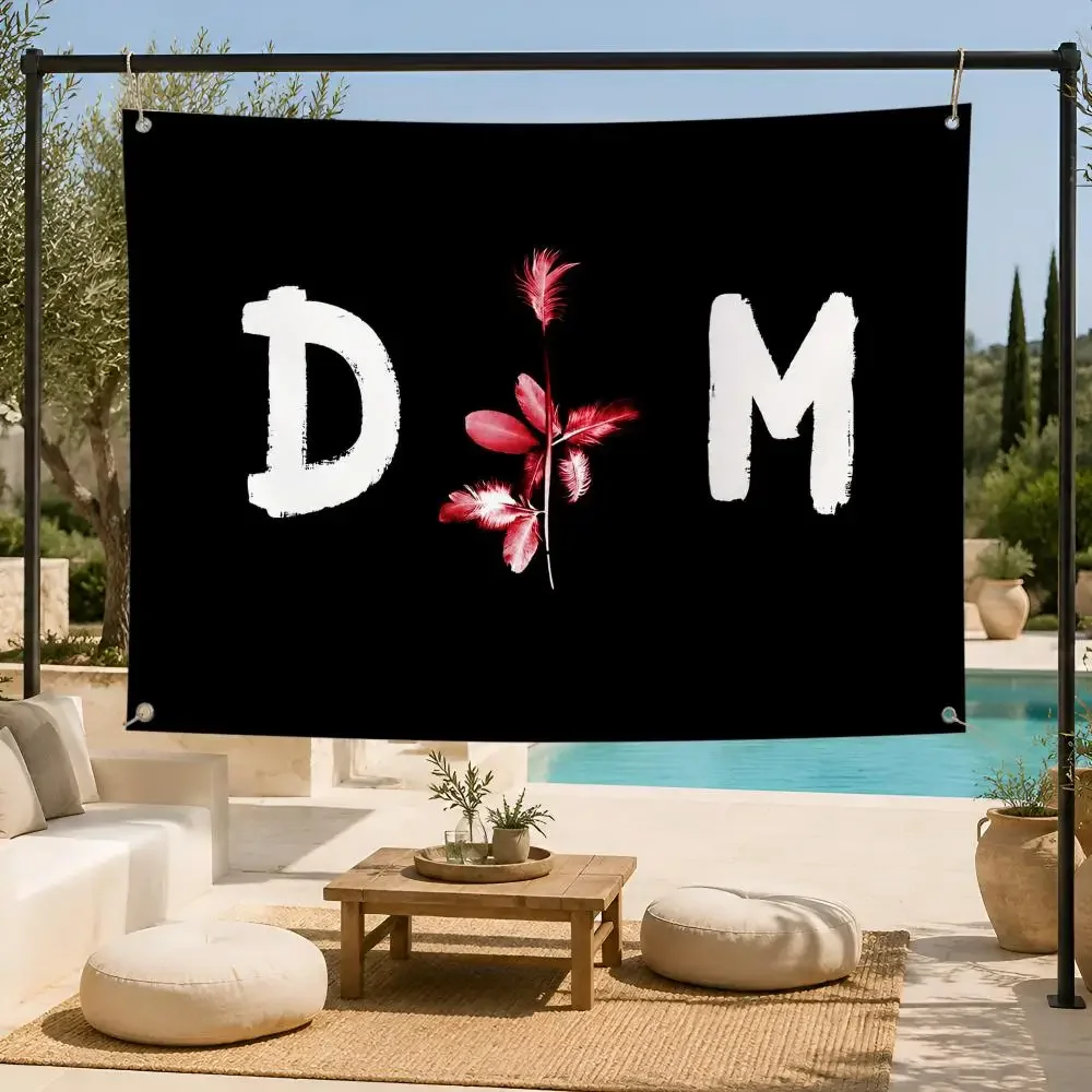 Electronic Band D-Depeche Mode Flags Fan support, home, dormitory, wall decoration, outdoor camping, party banners, gifts