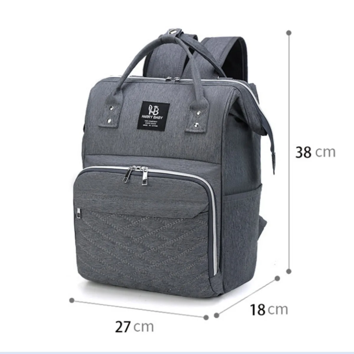 New design Large capacity waterproof daily multifunctional customized diaper backpack Mommy bag