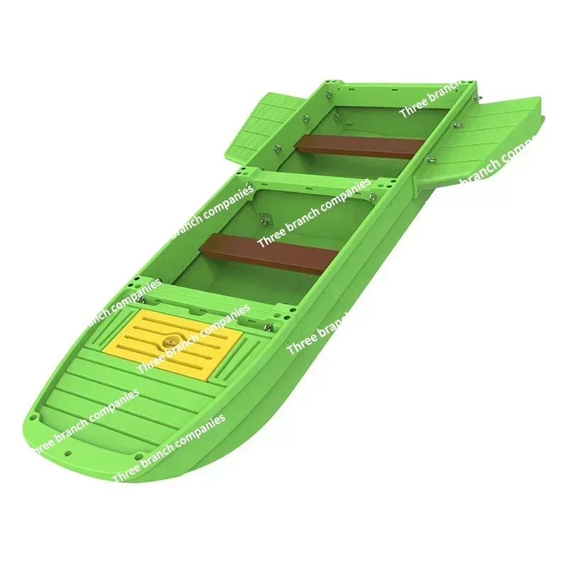 Fishing Boats Splicing Plastic Boat 3 Parts Folding Boat