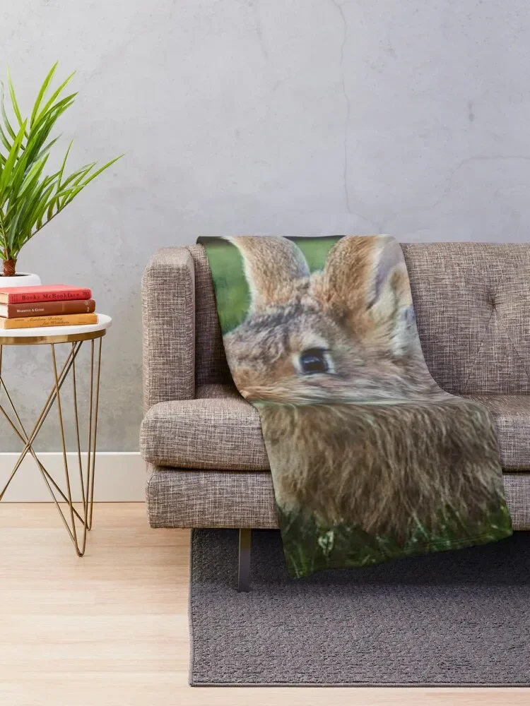 Flemish Giant Rabbit Throw Blanket Flannel Fabric Fashion Sofas Quilt Travel Blankets