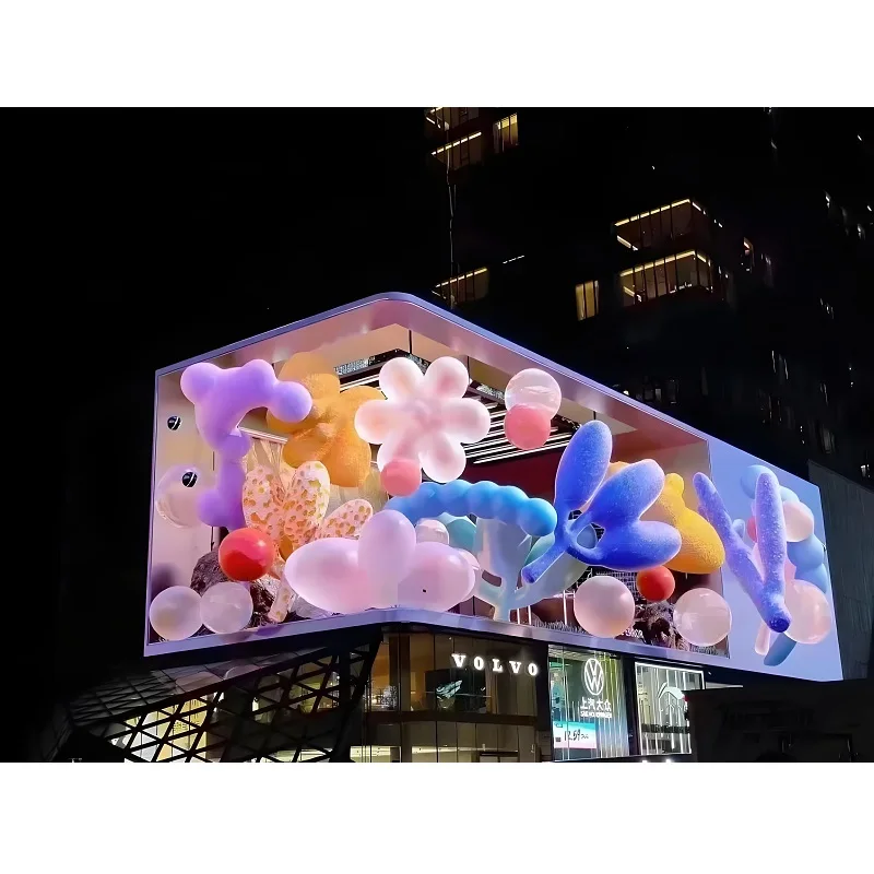 Complete Delivery High Stability Naked Eye 3D Outdoor LED Screen Waterproof Panel for Shopping Mall Brand Promotion Campaign