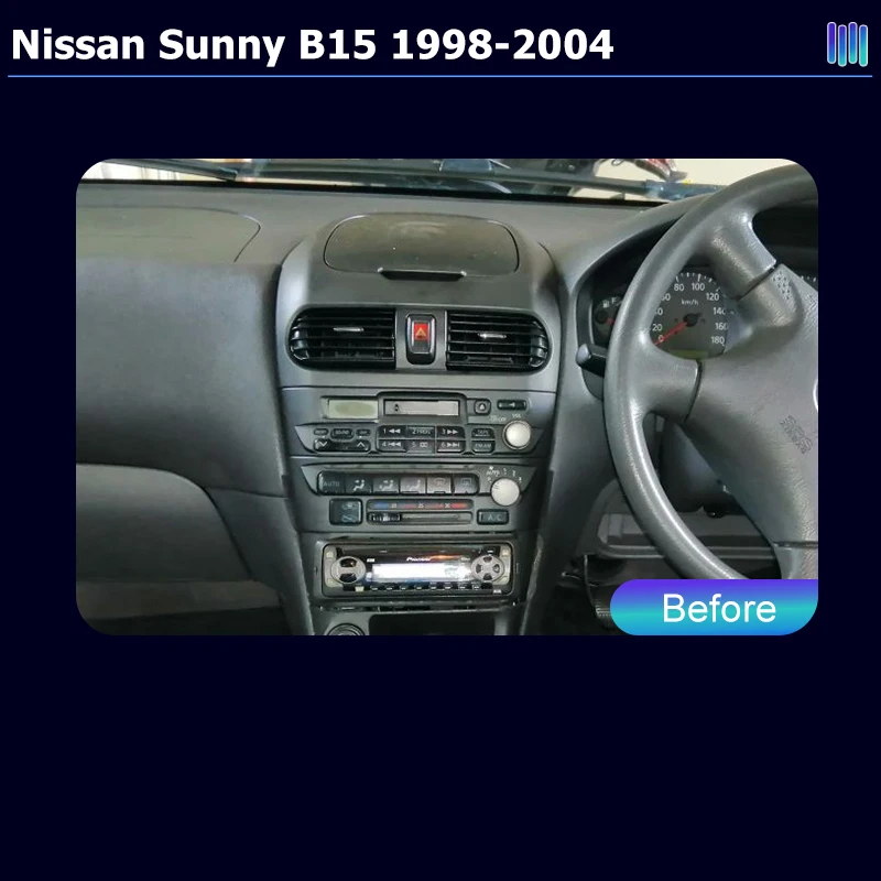 AI VOICE roadivox Android car radio for Nissan Sunny B15 1998-2004 stereo GPS Navigation video Multimedia Player tape recorder