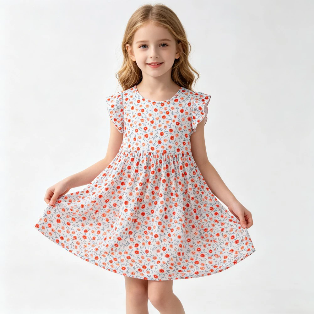 Girls Dresses Toddler Baby 1 to 2 3 4 5 6 7 8 9 10 11 12 13 14 15 16 Years Girl Casual Dress Teenager Korean Cute Children Dress