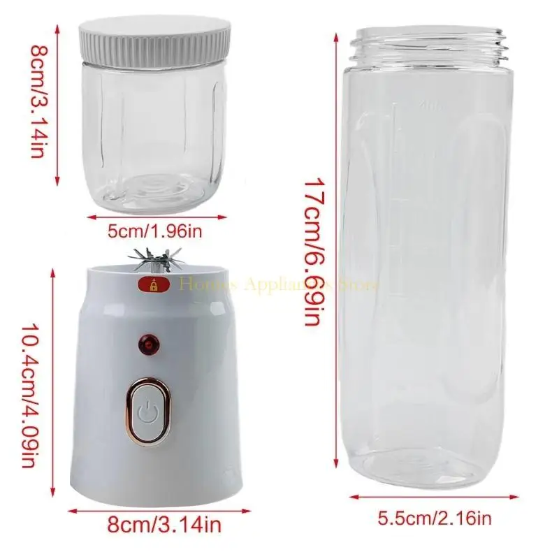 D0ABエレクトリックジューサーカップポータブルエレクトリックスモールジューサーブレンダーポータブルジューサー