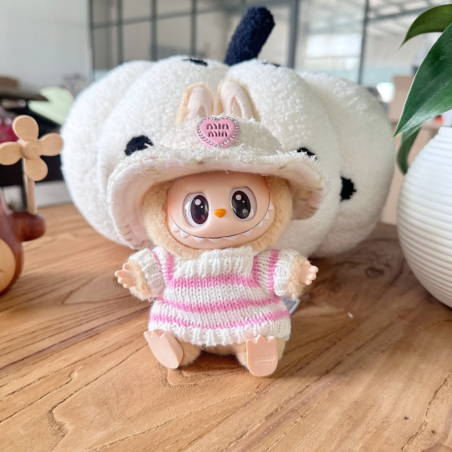 

15cm Labubu Sitting Party Clothes Sitting Posture Cloth Doll Clothes Sun Wukong Minions Small Animals Vinyl Suit Doll Clothes