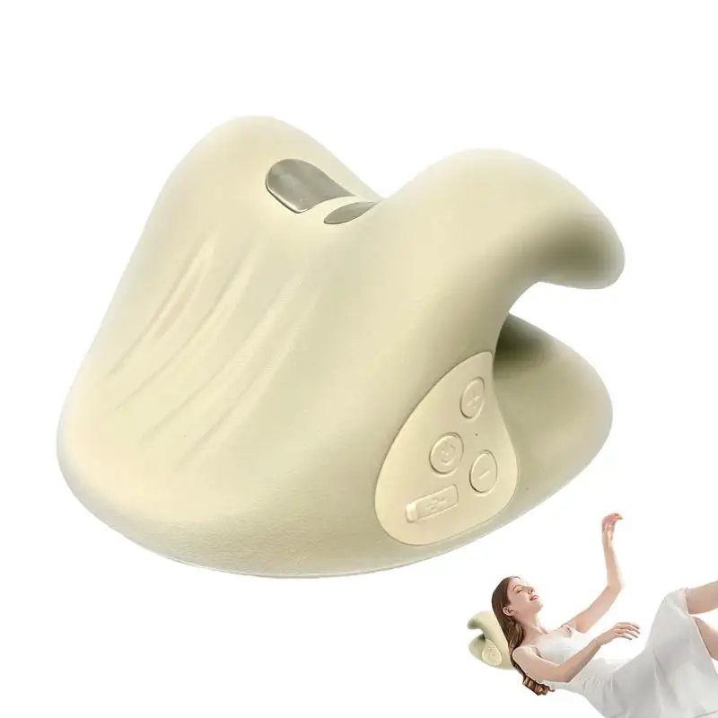 

Neck Stretcher with Warmth Rechargeable Corrective Massage Shoulder Neck Relief Pillow Massage Pillow with Heat Neck Protection