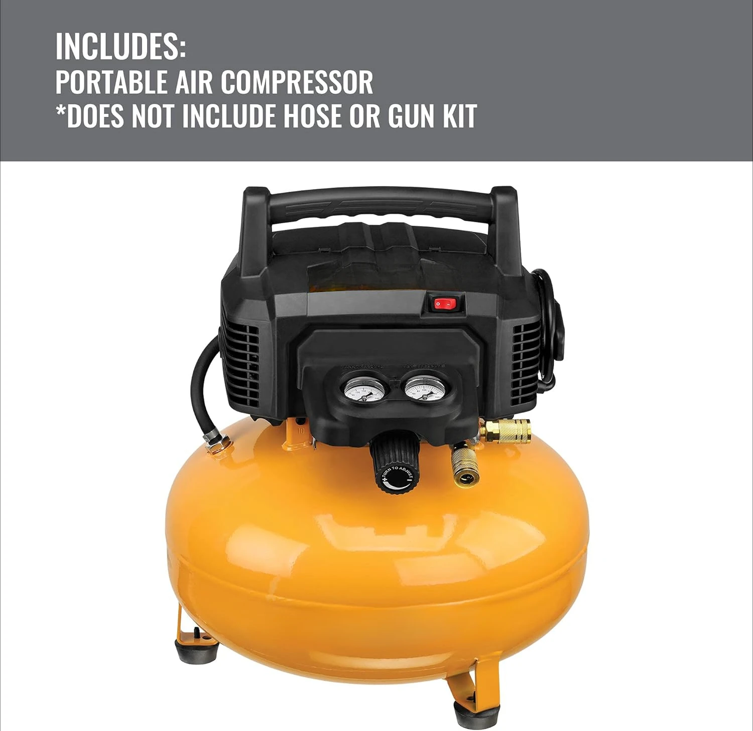 Air Compressor Kit, Oil-Free, 6 Gallon, 150 PSI (BTFP02012-WPK)