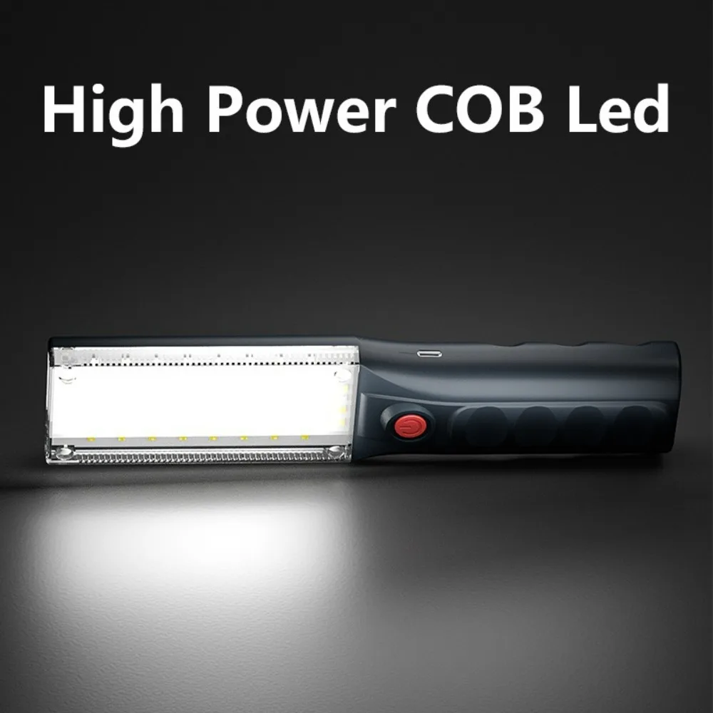 LED Work Light Magnetic USB Rechargeable Multifunctional Lamp Car Repair Garage Workshop Outdoor Emergency Maintenance Lighting