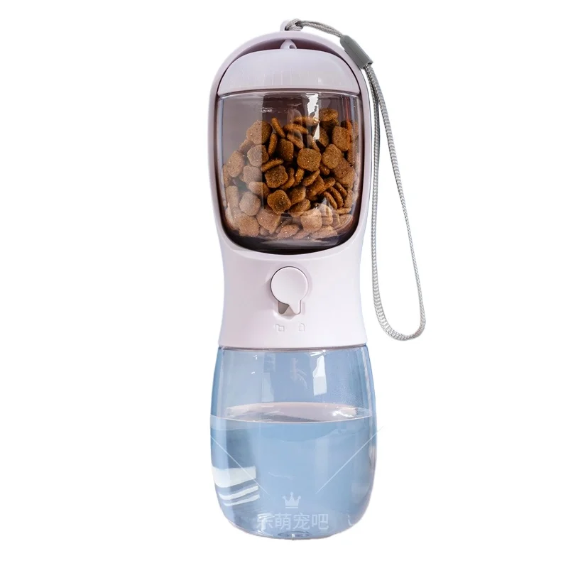 

Dog going out water cup, pet accompanying cup, drinking pot portable cat walking dog dual-purpose