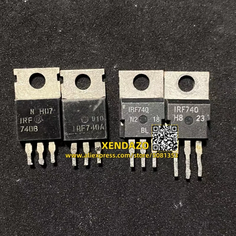 10pieces IRF740 IRF740N IRF740A IRF740B TO-220 N-Channel Power MOSFETs 400V 10A TO220AB Original