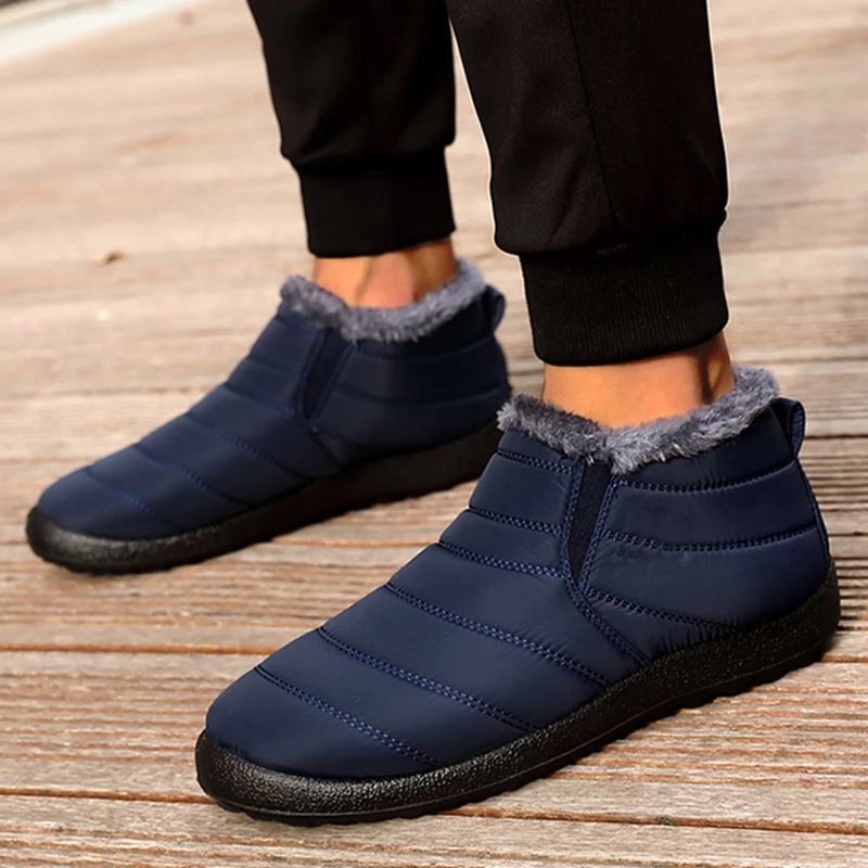 Women's Boots Snow Keep Warm Women Booties Slip On Shoes Woman New Couple Waterproof Ankle Boots Casual Women Boots Botas Mujer