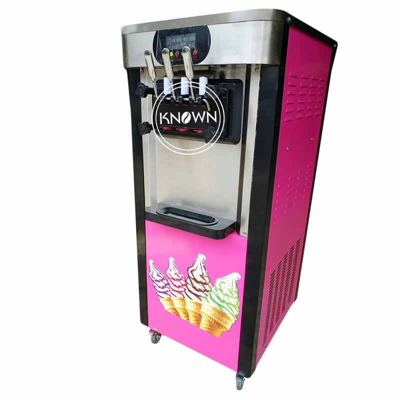 

Lowest price 20L commercial ice cream sundae machine soft serve automatic ice cream cone making equipment free shipping