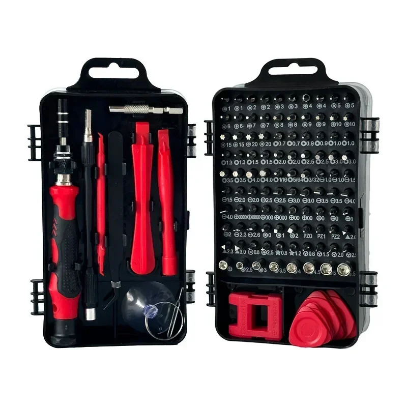 115-piece Set Mobile Phone Disassembly and Maintenance Precision Screwdriver Batch Set Computer and Watch Household PP+TPR Cr_V