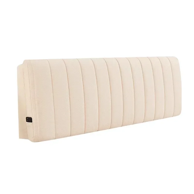 Suede Headboard for Room Apartment Anti-collision Soft-packed Headboard Cream-style Creative Bed Headboards for Home High-grade