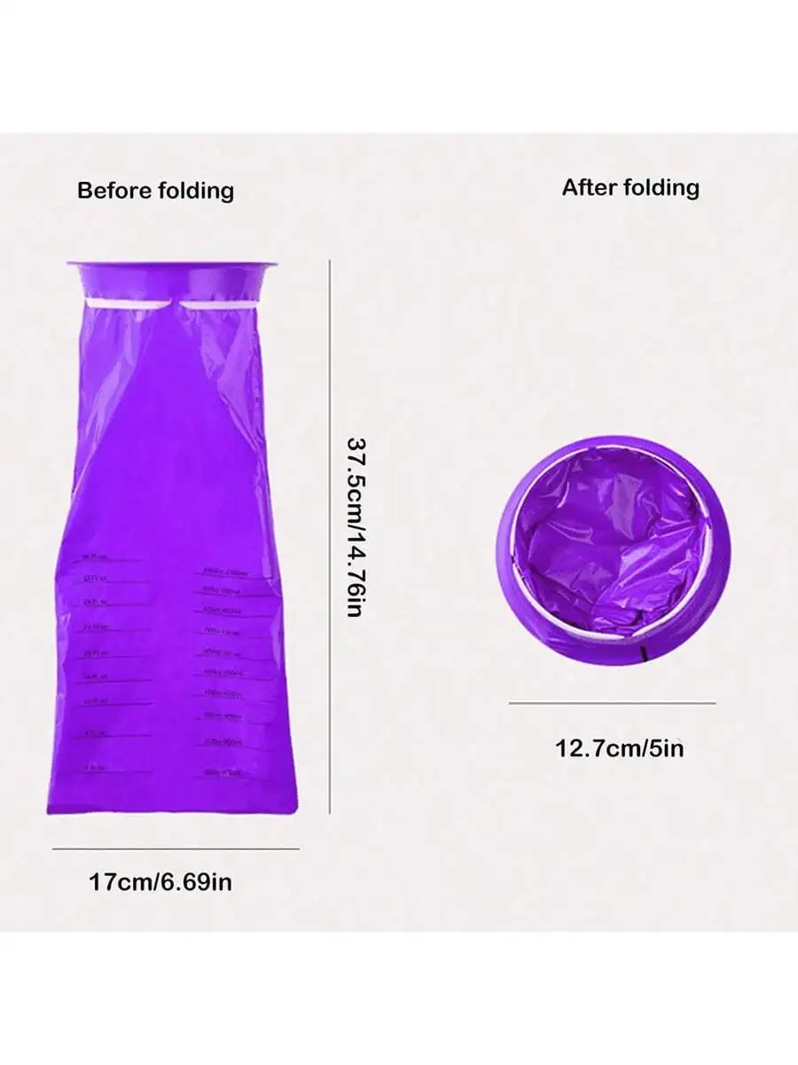 10pcs disposable vomit bag - leak proof medical grade, portable vomit bag, 2000ml per pack, suitable for nausea, car use