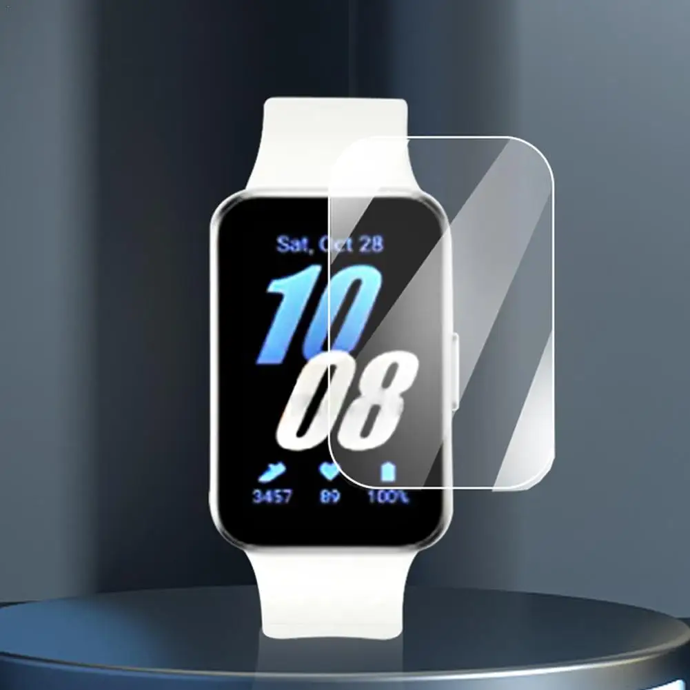 ฟิล์ม TPU ป้องกันหน้าจอสำหรับ Samsung Fit 3นาฬิกาป้องกันฟองชัดเจนปกป้องเต็มรูปแบบป้องกันรอยขีดข่วนป้องกันลายนิ้วมือ