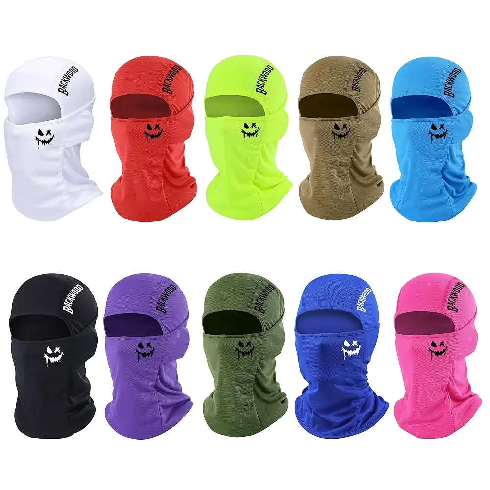 

Набор из 10 балаклав-масок для лица, дышащая ветрозащитная маска-гайтер для мужчин и женщин, для катания на лыжах, велоспорта, рыбалки