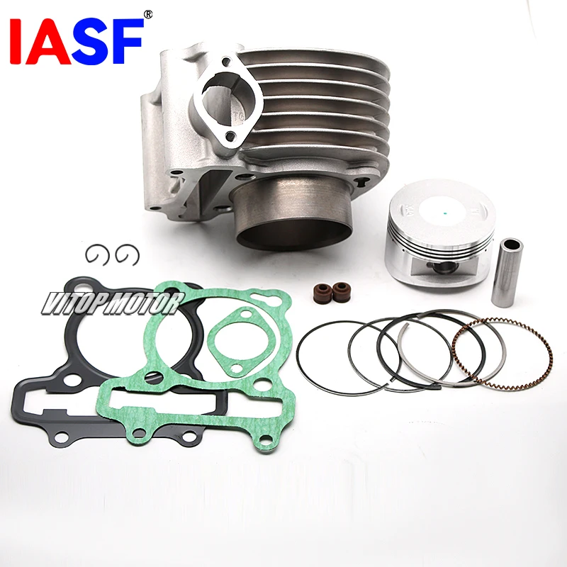 Fits for  SYM Symphony Sr 125 Orbit125 Jet 4 GR125 XS125T XS125T-17 Arab XS125cc 12100-ARA-000 ARA Motor 61mm Big Bore Cylinder