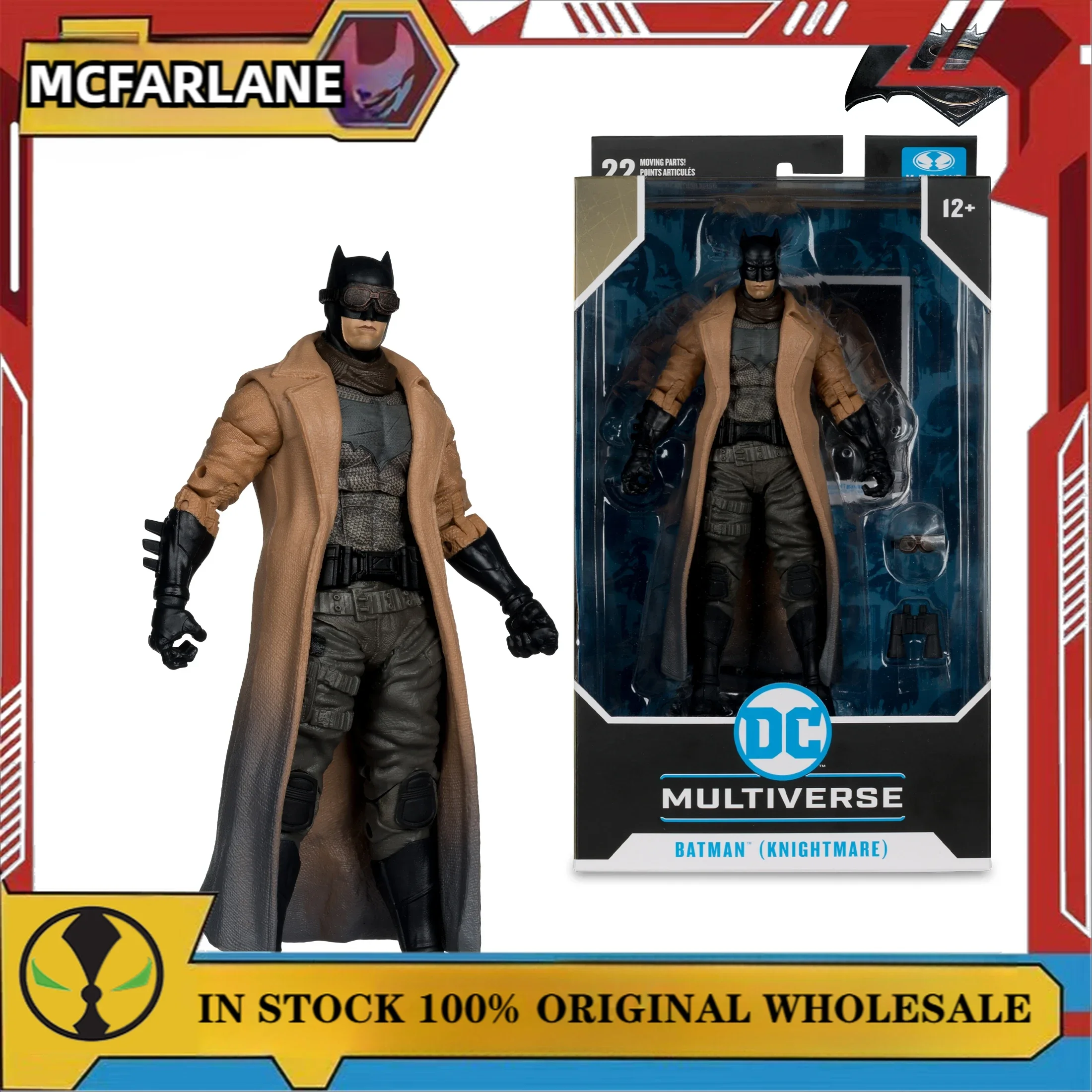 Wholesale McFarlane 7-inch  Batman (Knightmare) Batman v Superman: Dawn of Justice movie DC Multiverse  Action Figure Collection