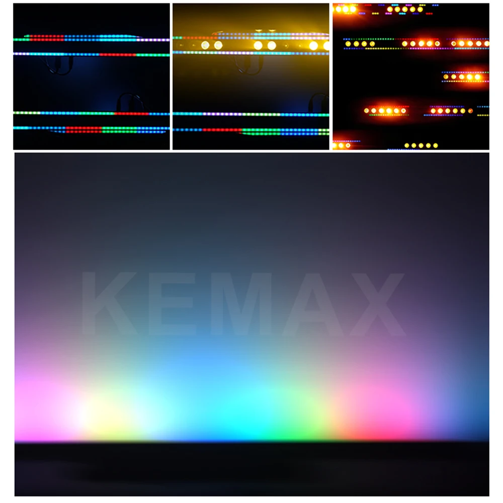 Luz de pared de 18LED, 120W, RGBW, Fiesta Disco, luces de barra estroboscópicas, equipo de escenario para DJ, concierto, boda, teatro, decoración de Navidad