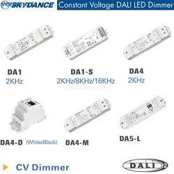 Skydance DA1 DA1-S DA4 DA4-M DA4-L DA4-D DA4-WPS DP4 DA5-L DT6 DT8 Single Color LED Strip CV DALI LED Dimmer PMW Dimming 12V-48V