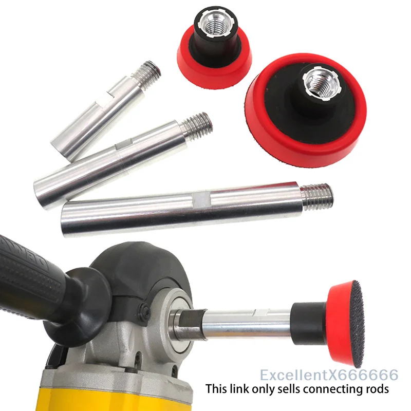

Set of 3 Adjustable Length M14 Angle Grinder Rods- 75mm to 140mm; For Superior Grinding Accuracy