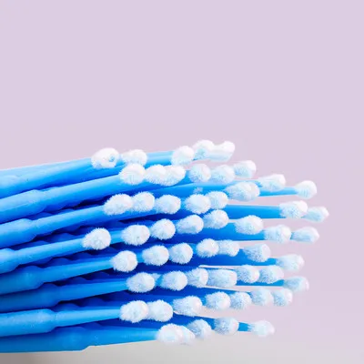 1000Pcs Descartável MicroBrush Cílios Extensão Individual Lash Removendo Swab Micro Escova Para Ferramentas De Extensão De Cílios