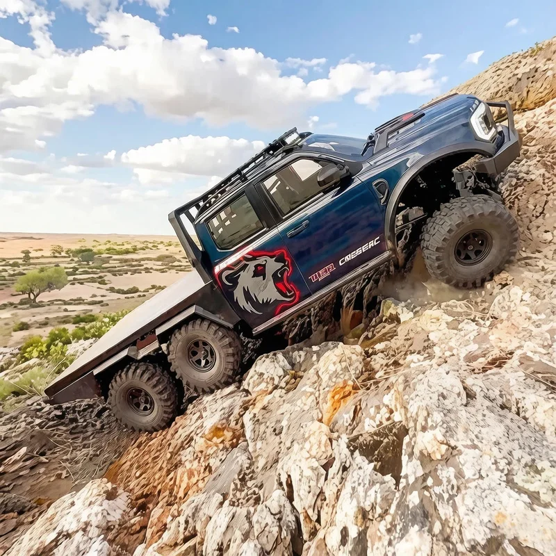 New 1/8 CROSSRC EMO X7 Big Bad Wolf XL4 Big Bad Bear Remote Control Climbing Off-Road Vehicle 4/6WD Brushless RC Two-Speed Model