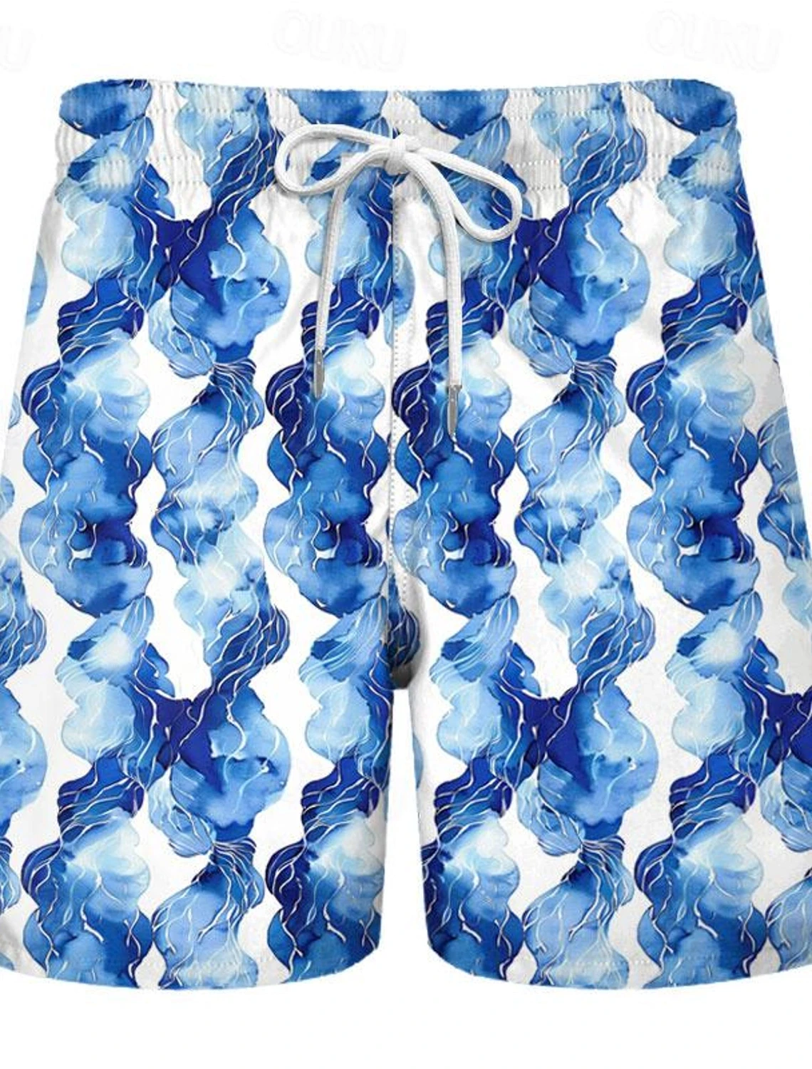 

Men's Swimming Shorts 3D Wave Ukiyoe Print Beach Shorts Quick-drying Outdoor Leisure Sports Shorts Swimwear Fashion Men's Shorts