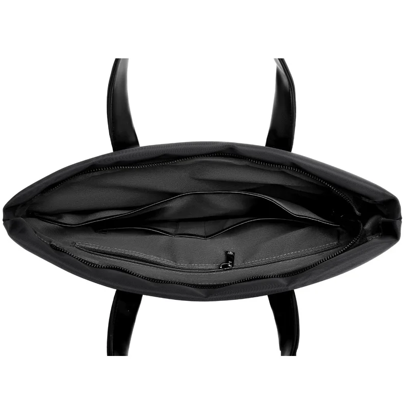 Maletín para hombre, archivador portátil, almacenamiento de computadora, gran capacidad, maletín impermeable para viajes de negocios