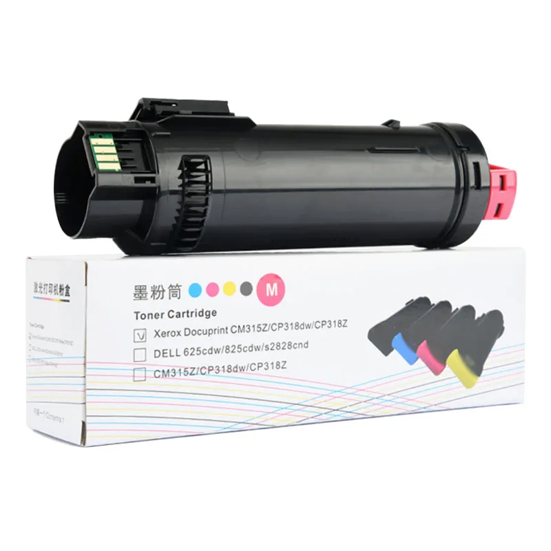 1PCS High Capacity 5K Color Toner Cartridge Compatible for Xerox Phaser 6510 WorkCentre 6515 Printers N DN DNI Extra