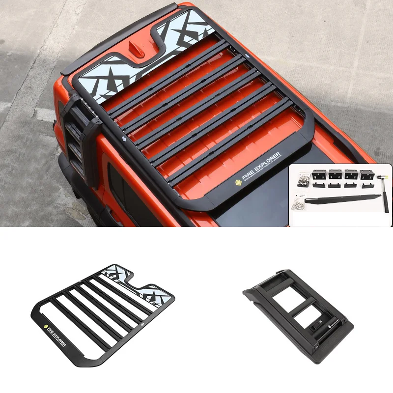 For Great Wall GWM WEY TANK 300 Tank 300 Accessories Roof Luggage Rack Explorer Luggage Frame Side Ladder Modification Parts